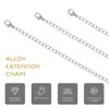 SEWACC 12pcs Necklace Extenders Chain Extenders for Necklaces Alloy Jewelry