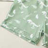 UUAISSO Toddler Baby Boys Clothing Short Sleeve Dinosaur Stripes Tops