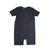 Snugabye Toddler Lightweight Back-Zip Romper- Size 2T, Charcoal Grey