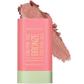 MEICOLY Cream Bronzer Stick, Natural Highlight Contour Makeup,Face Highlighter Stick,Contour Stick Facial Contouring Stick,Buildable Face Bronzer Face Shaping,Waterproof,01 Warm Glow