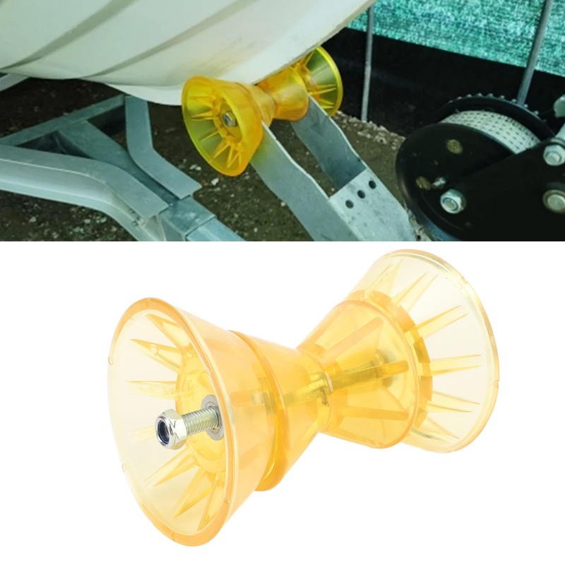 4 Inch Boat Roller Assembly, Bow Roller with Spoke, Fits