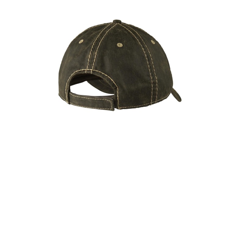 Port Authority Pigment Print Distressed Cap