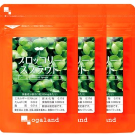 ogaland Broccoli Wreath Sprout (180 Tablets, Approx. 3 Month Supply), For Supporting Irregular Life (Sulforaphane Compound/Tablet Type), For Those Who Want to Stay Healthy