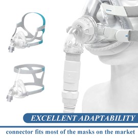 Hose Adapter Adaptor for Air Mini Ventilator Adapter for Ventilator Adaptor Port, Connects to 22mm Mask Diameter Adaptor, Compatible with Air Mini CPAP Accessories Hose Line Adaptor (A)