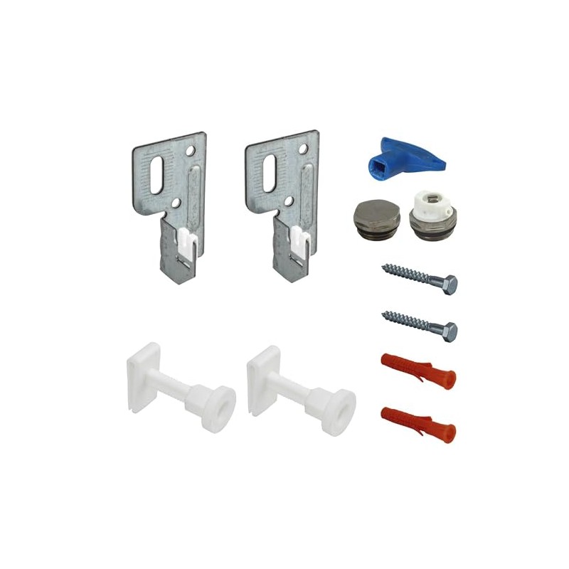 Jabema 2 x Radiator Mounting with Bracket and 1 x