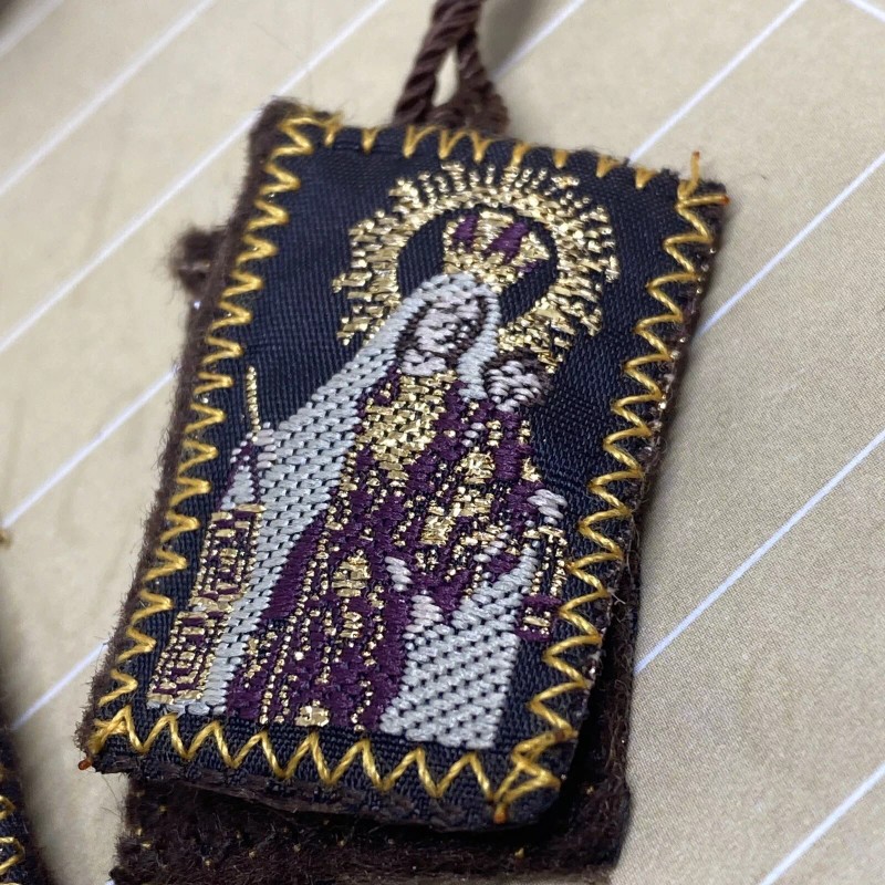 Escapulario Virgen Del Carmen / Scapular Mount Carmel  3 pc