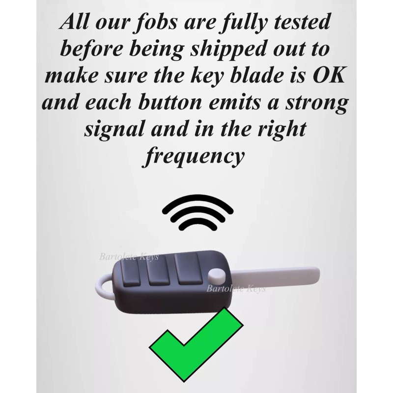Bartolete Keys Keyless Remote Control Car Key Fob Fits 2016