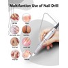 Nail Drill 50000 RPM, Electric Nail File E-File Machine with