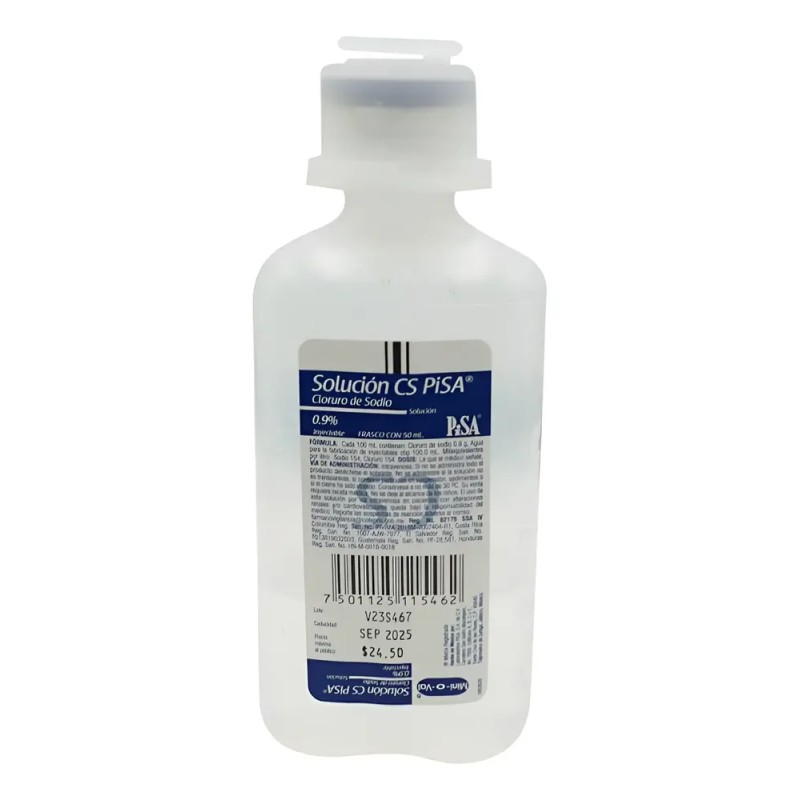 Caja Solucion Cloruro De Sodio 50ml (50 Piezas)