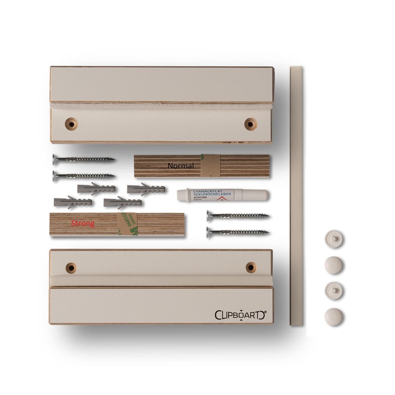 Clipboart® Standard Wall Mount - Black - Bracket - Snowboard