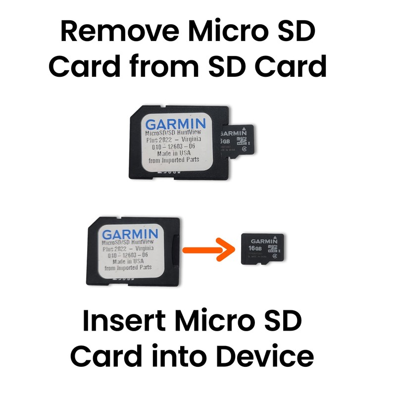 Garmin HuntView Maps 2024/2025 – Preloaded microSD Card with 24K