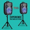 QFX PBX-616SM 15" Bluetooth Rechargeable Speaker with LED Lights, Mic