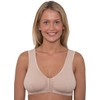 Gemm Womens's Front Fastening Mastectomy Bras with Pockets Non Wired