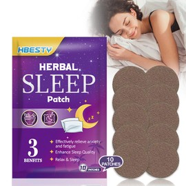 Sleeping Patch, All Natural Plant Deep Sleeping Patch, Improve Sleep Quality, Eliminate Fatigue, Suitable for Men and Women for All Night Use, 2 Bags/20 Tablets