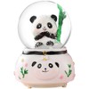 Panda Snow Globe, caja de música de 80 mm para