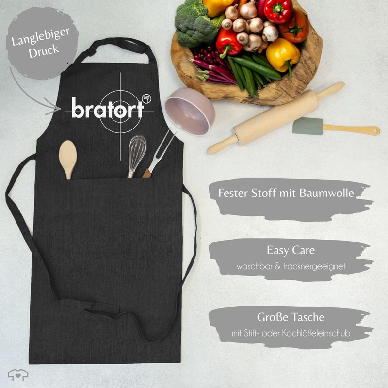 Shirtracer - Apron - BBQ Apron - Adults - Bratort