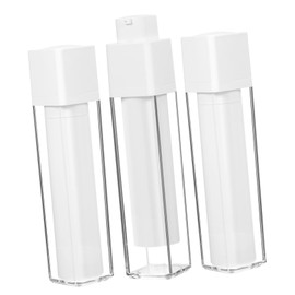 WOONEKY 3pcs Travel Lotion Dispenser Airless Pump Bottle for Face Moisturizer Body Lotion Vacuum Cosmetic Travel Container
