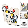 BROLEO Kitchen Baking Set of 3 - Oven Mitts and