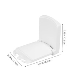 ULTECHNOVO Headphone Stand Wall Hanging Headset Stand Headphone Storage Mount Headphone Hangers Headset Hanger Game Supply Gaming Headphone Hangers Headphone Holder White