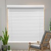 AIRLAJYID Cordless Faux Wood Blinds 36" W x 48" H,