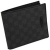 A.S.M (ATERIA SAB MEN) Chair Series Bifold Wallet 152613 Black,