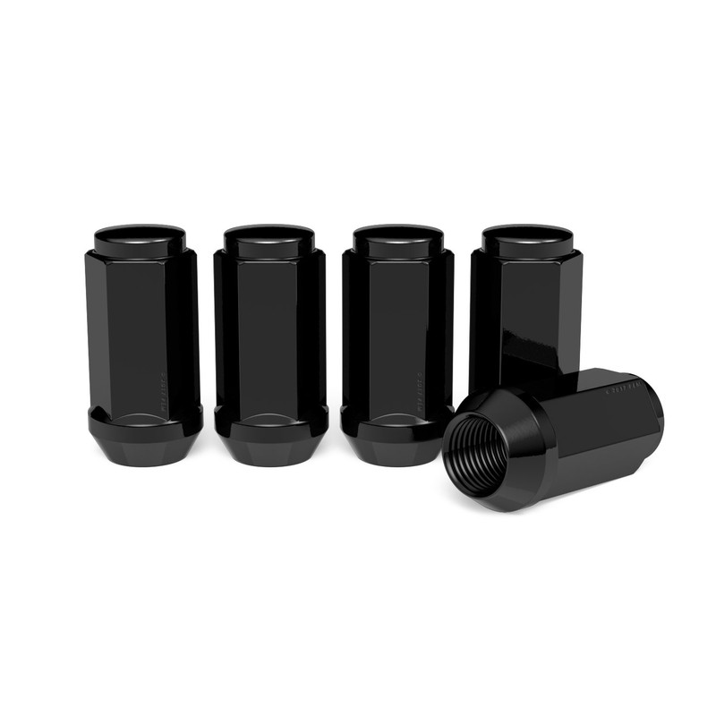 20pcs Black Bulge Lug Nuts - 9/16-18 Thread Size -