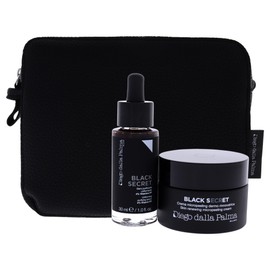Diego Dalla Palma Black Secret Kit, 3 Pc, 1.7 oz Micropeeling Cream, 1 oz Serum Bag