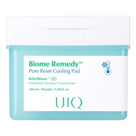 Uike Biom Remedy Pore Reset Cooling Pad 180ml, 80 sheets, 1 piece / 유이크 바이옴 레미디 포어 리셋 쿨링 패드 180ml, 80매입, 1개