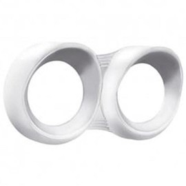 Technical Precision Replacement for Peterbilt 375 Year 1990 Chrome 2 Gauge Horizontal Cluster Cover with Visor