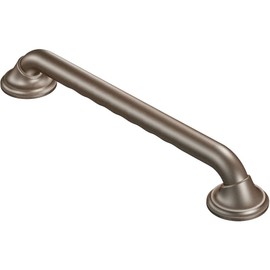 Moen LR8724D3GOWB Ultima 24-Inch Designer Grab Bar with Curl Grip, Old World Bronze