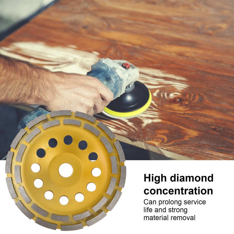 Diamond Cup Grinding Wheel Double Row Concrete Grinding Wheels for