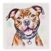 Art of Arora 2961 Staffordshire Bull Terrier Ceramic Coaster 10