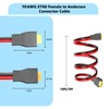 Lusperi 10AWG XT60 Extension Cable XT60 Male to Female Connector