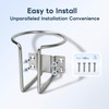 4 PCS Boat Cup Holder,Premium Wall Mounted Stainless Steel Holders