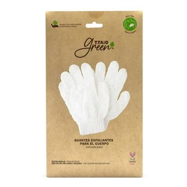 Guantes exfoliantes T-Taio Green para el cuerpo 1 par