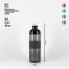SIGG Hero Anthracite, Sport Bottle, Squeezable, Polypropylene, BPA Free -