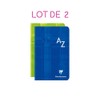 Clairefontaine 63608AMZC Set of 2 Stapled Alphabetical Directories - 11x17