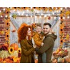 Fall Rustic Barn Door Backdrop 10x8ft Autumn Pumpkin Thanksgiving Photo