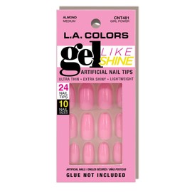 L.A. COLORS Gel Like Shine Nail Tips, Girl Power CNT481