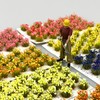 Woohome Static Grass Tuft Model Grass Tufts, 32 PCS Railway
