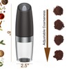Gravity Electric Pepper and Salt Grinder Set, Adjustable Coarseness, Automatic