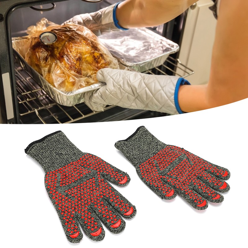 800 ° C High Temperature Resistant Gloves Flame Retardant Hands
