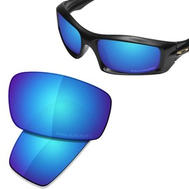 SAUCER Premium Replacement Lenses for Oakley Monster Pup Sunglasses High Defense - Glacier Blue Polarized