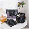 WOONEKY Capacity Mesh Toiletry Bag Convenient Shower Storage Tote for