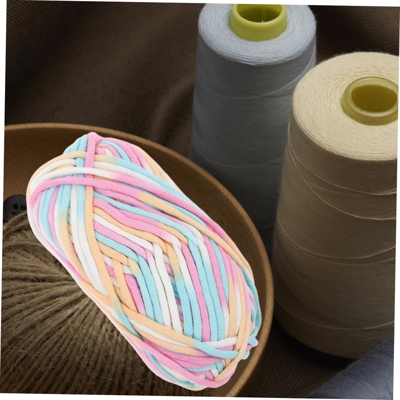 DOITOOL 2pcs Cotton Yarn for Knitting and Crocheting Soft and