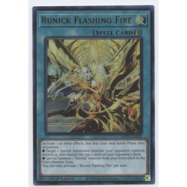 Runick Flashing Fire - MP23-EN242 - Ultra Rare - 1st Edition