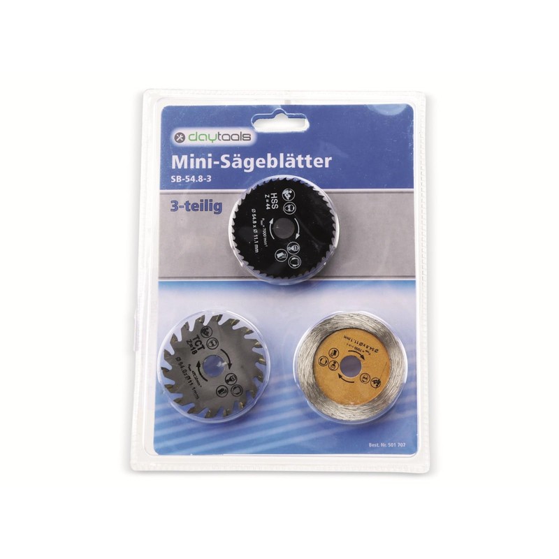DAYTOOLS Mini Saw Blades SB-54.8-3 54.8mm (3 Pieces)