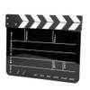 30x25CM Acrylic Clapperboard Professional Movie Film Action Clap Director Photography