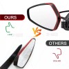 CB Motorcycle Handle Bar End Rear View Mirrors For Ducati