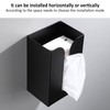 Tissue Box Stand Tissue Box Holder Space Aluminum Black Tissue